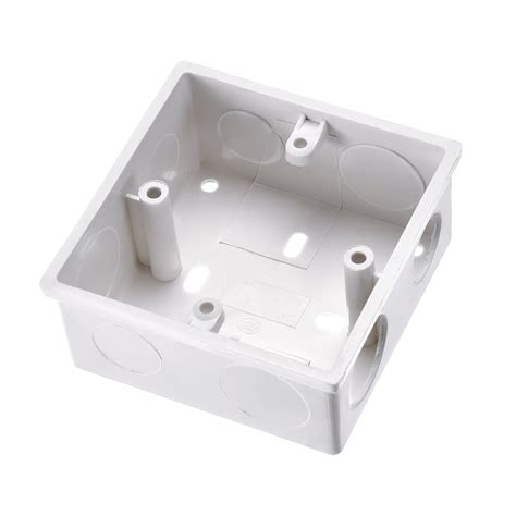 white plastic electrical box